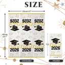 3 x 2026 Graduation Party Decorations, 50 Pack Dinner Napkins for Congratulation Party Decor Supplies, Disposable Paper Cocktail Napkins for College High School PhD Nurse Law School Graduations