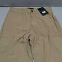 GINGTTO Mens Cargo Pants Slim Fit Stretch Skate Casual Pants for Men Boot Cut Streetwear Khaki Size 32