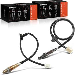 A-Premium O2 Oxygen Sensor Compatible with Toyota Matrix 2003-2006, Corolla 2005-2006 & Pontiac Vibe 2004-2006, l4 1.8L, Upstream and Downstream, 2-PC Set, Replace# 8946512740, 88972966