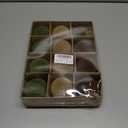 12 Pcs Velvet Christmas Balls Flocked Christmas Tree Hanging Ornaments Shatterproof Plastic Hanging Balls Decorations for Xmas Tree Party Home Holiday Decor (Brown, Green, Beige, 2.36 inch)