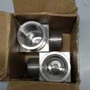 Street Elbow 90 Degree 3/4" NPT Male x 3/4" NPT Female 304 Stainless Steel Cast Pipe Fitting (pack of 2)