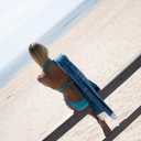 Mosobam Soft Fouta Peshtemal 35X70, Navy, Fall Cacala Fleece Blankets, Luxury Scarf Sarong, Hamam Towel, Lightweight Travel Outdoor Picnic Blanket Throw, Viscose Made from Bamboo - Turkish Cotton