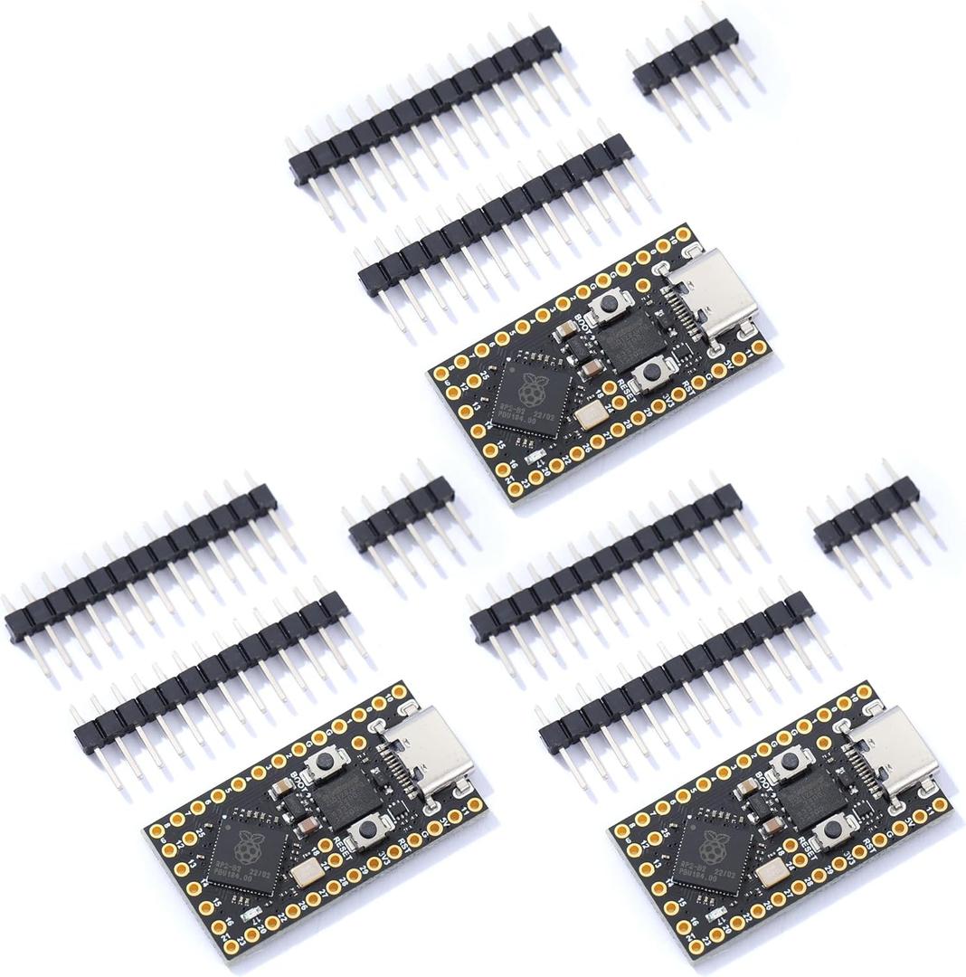 Teyleten Robot Pro Micro RP2040 Development Board Dual-Core 264KB 16MB USB-C Type-C for Micropython 3pcs