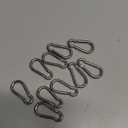 Small Carabiner Clip Hooks, 10pcs 1.57 inch Carabiners Heavy Duty, 304 Stainless Steel Spring Snap Hook Fits Camping Hiking, Metal Clips for Rope Chain Keychain Keys Rings