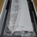 Huuger 48 Inch Office & Gaming Desk with Storage, Modern Simple Design, Large Legroom, Black Metal Frame