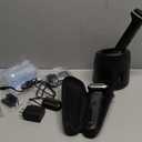 Braun Electric Shaver for Men, Series 7 7185cc, Waterproof, Wet & Dry Shave, Shaving Kit with SmartCare Center and Beard Trimmer, 3 Shave Modes, 60 Minute Battery Runtime, 10 Piece Set (Grey)