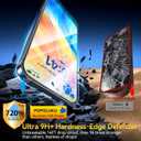 DiamondClear 9H+ Tempered Glass for iPhone 17 Pro Max Screen Protector 6.9" [10X Military Grade Shatterproof] Longest Durable, OneStep Easy Installation, Bubble Free, Full Coverage 2 Pack