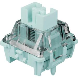 GATERON Magnetic Jade Gaming Keyboard Switches, HiFi Sound Wall Stem Linear Factory Pre-lubed Permanent Magnet Freely Setting Pre-Travel Key Switches for Magnetic Gaming Keyboard(90PCS)