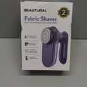 BEAUTURAL Sweater Fabric Shaver Home-Edition, Powerful & Efficient Lint Remover for Clothes and Furniture, AC Adapter or Battery Powered Pill Fuzz Remover, Special for Your Family Ultramarine (Large)