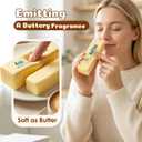 2 x Butter Squishy Toys, Slow Rising Squishy Butter Stick Like Squishy Dumplings, Squeeze Toys for Anxiety Relief Party Favors (1 Pcs, Yellow)