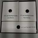 Fit For Ford Fusion 2006-2018 Light Bulbs, H7 High Beam + H11 Low Beam + H11 Fog Light Bulb, 6-Pack