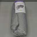 Cervical Pillow for Neck Pain Relief, Memory Foam Pillows, Ergonomic Contour Bed Pillow, Soft for Side Sleep Stomach Sleeping and Back Sleepers (Queen Size-24.8''Lx14.96''Wx5.78''H, Grey&grey-stripe)