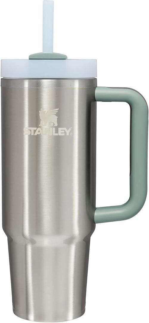 Stanley Quencher H2.0 Tumbler with Handle and Straw 30 oz | Flowstate 3-Position Lid | Cup Holder Compatible for Travel | Insulated Stainless Steel Cup | BPA-Free | Stainless Steel Shale Stanley Quencher H2.0 Tumbler with Handle and Straw 30 oz | Flowstate 3-Position Lid | Cup Holder Compatible for Travel | Insulated Stainless Steel Cup | BPA-Free | Stainless Steel Shale