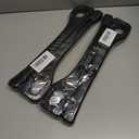 2 x YGDMD 2PCS Car Gap Filler with Storage Slots,Upgrade Version Car Seat Gap Filler Organizer for Keys and Phone Holder,Multi-Purpose No Drop Seat Guard Avoid Items Droping (Black)