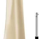 OKPOW Umbrella Cover 420D Oxford Fabric Patio Umbrella Covers Waterproof with Zip, for 9ft to 12ft Garden Outdoor Umbrella (Beige)