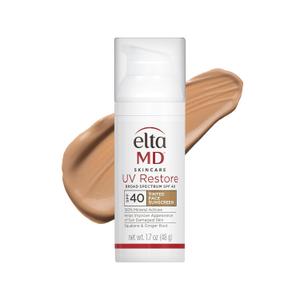 EltaMD UV Restore,Face Sunscreen, SPF 40, Mineral Sunscreen for Sun Damaged Skin Repair, Anti-Aging Zinc Oxide Sunscreen Formula (Tinted)