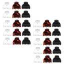 30pc Assorted Hair Clips Set - Clear, Tortoise Shell & Black Clips, No Damage Variety Pack |, Everyday Clips for Women