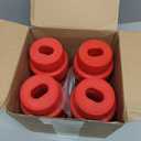7-141 Polyurethane Body & Cab Mount Bushing Kit for 1999-2014 Chevy Silverado 1500/2500 & GMC Sierra 1500/2500 2WD/4WD - Includes Washers (24PCS, Red)