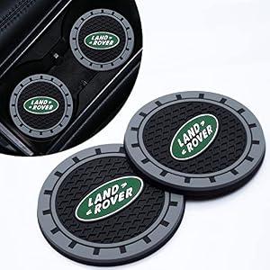 Cup Holder Insert Coaster Fit Land Rover Discovery Range Rover Sport Defender Land Cruiser LR2 3 4,Anti Slip Car Cup Coaster Interior Accessories