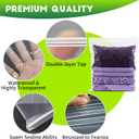 15PACK 10 Gallon Extra Large Zipper Plastic Bags for Storage 24'' x 24'',Extra Large Clear Zipper Bags Reusable for Clothes, Home Moving, Travel, Camping, Thick 6 Mil