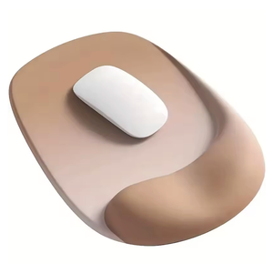 Ergonomic Mouse Pad with Wrist Support Memory Foam Mouse Mat Soft Plastic Wrist Cushion, Soft Square Hand Rest for Office