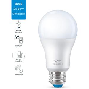 WiZ 60W A19 Dimmable Daylight (5000K) LED Smart Bulb - 800 Lumen - E26 - Indoor - Connects to Your Existing Wi-Fi - Control with Voice or App - Activate with Motion - Matter Compatible