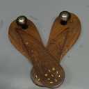 Wooden Khadau Paduka Charan Paduka Wooden Khadau Wooden Paduka Indian Religious Item Pack of 1 (Achi Wali)