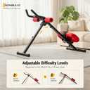NEWBULIG Ab Machine, Abs Workout Equipment for Home Gym, Adjustable Ab Trainer Machine for Stomach Workout, Foldable Abdominal Trainer