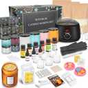 Candle Making Kit, Scented Candles Making Kit Supplies with Digital Soy Wax Melt Warmer Candle Making Complete Kit for Adults Beginners DIY Starters