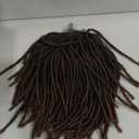 FAVE Soft Faux Locs Wig Synthetic Full Double Lace Dreadlock Wig Ombre Brown Braided Wigs for Black Women Dreads Wig for Women Natural Looking Part FreeNatural Color,280g