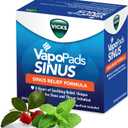 Vicks VapoPads Sinus Relief Formula Value Pack for Sinus and Throat Irritation, 20 Count Refill Scent Pads, Vapor Pads for Vicks Humidifiers, Vaporizers and Steam Inhaler, FSA and HSA Eligible