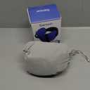 Travel Pillows for Airplanes, Airplane Pillow for Long Flight, Airplane Head Strap with Eye Mask for Sleep, Travel Neck Pillow for Car Road Trip, 360 Support Headrest, Stop Bobblehead, Black