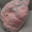 BedTreat Down Alternative Comforter Queen Duvet Insert with Corner Tabs, All Season Quilted Bed Comforter Box-Stitched Queen Comforter Pink，Machine Washable Microfiber Bedding