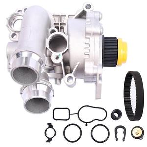 Aluminum Water Pump Kit Compatible with Audi A3 A4 A5 A6 Q3 Q5 TT A4 Allroad & VW Passat Jetta Golf CC T-iguan GTI Eos Beetle 2.0T TSI Engine，OE 1312460 06H121026DR 06H121026AF 06J121026R Set of 9