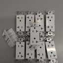 BESTTEN 10 Pack 20 Amp Decorator Wall Receptacle Outlet, Non-Tamper-Resistant, 20A/125V/2500W, Residential and Commercial Use, UL Listed, White