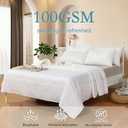 YOUR MOON Summer Lightweight Wool Comforter - Breathable & Thin Duvet Insert for Hot Sleepers, 100% Australian Wool Filling 100gsm with Pure Cotton Shell-Cal King Size-White