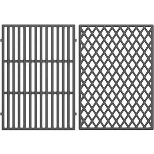 Cooking Grate Replacement Parts for Weber GS4 Genesis II 300 and Genesis II LX 300 Series Grill,18.75" Grill Grid for Weber Genesis II E/S 310 315 320 325 340,66095,Cast Iron,2 Pack