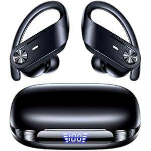 Hybrid Active Noise Cancelling Wireless Ear Buds 80 Hrs Playtime Hi-Res Stereo Quality Bluetooth Earbuds with Transparency Mode Headphones Bluetooth Earhooks ANC Earphones for Work Sports Travel