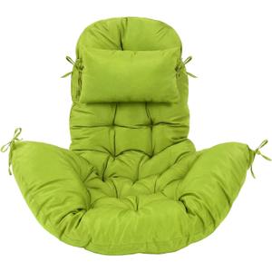 Tudomro Egg Chair Cushion Filling 2.58 kg 51 x 37 Inch Replacement Rocking Wicker Chair Cushions High Back Swing Hammock Hanging Cushion for Indoor Outdoor Patio(Green,1 Pcs)