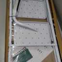 HBTower 3 Step Ladder,3 Step Stool for Adults Folding Step Stool with Cushioned Handle with Wide Anti-Slip Pedal Ergonomic Design (White)