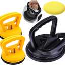 Car Dent Puller, 3-Pack Car Handheld Puller,Upgraded Model Car Dent Puller Kit,Strong Car Dent Remover.Repair kit for car Bodies, Glass,Ceiling and Moving Objects(Black+Yellow).