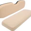 Universal Rear Replacement Cushions for Golf Cart Rear Seat, Golf Cart Cushion Back Seat for EZGO TXT RXV ST for ST Sport for Valor Models for Club Car, Dedicated for Flip Rear Seats, Buff