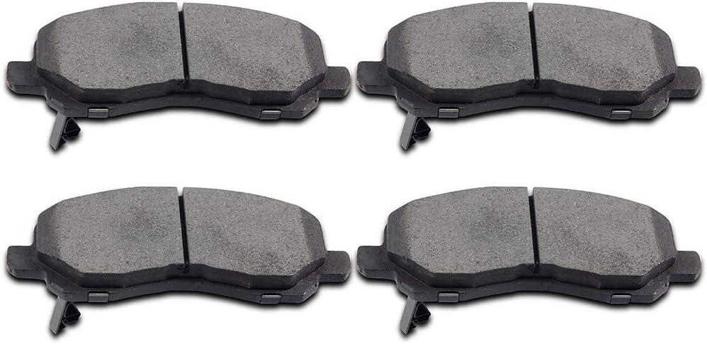 Brake Pads,ECCPP 4pcs Front Ceramic Disc Brake Pads Kits fit for Chrysler 200/Sebring,Dodge Avenger/Caliber/Stratus,Jeep Compass/Patriot,Mitsubishi Eclipse/Galant/Lancer/Outlander Sport