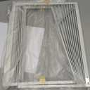 Forestchill Window Air Conditioner Side Panel with Frame, Fit Most 10,000 BTU Units, Room AC Accordion Filler Curtain Kit Replacement, Include Window AC Side Panels & Frames
