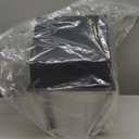 8 Inch Wall Vent Hood Wall Exhaust Vent Cover Outdoor Hooded Wall Vent with Screen and Damper,Wall Vent Cover Cap Exterior Air Exhaust for Kitchen Range Hood HVAC Duct Dryer Vent,Galvanized Steel (Black)