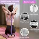 Premium 6 Tube Resistance Band Powerful, Visible Results with Safe Low-Impact Design | Multifunction Pedal Resistance Band | Home Gym Equipment for Women | 30-Day Support