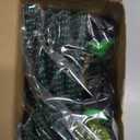 Flexi Hose with 8 Function Nozzle, 50FT  Lightweight Expandable Garden Hose, NoKink Flexibility, 3/4 Inch Solid Brass Fittings and Double Latex Core  Green