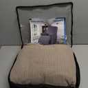 TAOCOCO Oversized Recliner Chair Covers, 1 Seater Streach Recliner Covers Soft Couch Protector Furniture Protector Covers with Elastic Chair Cover Jacquard Pattern (Pale Brown)