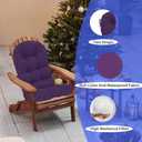 Outdoor Rocking Chair Cushion for Adirondack Chair, High Back Patio Outdoor Seat Chair Cushion 49x19in,Purple, 1piece/1pack