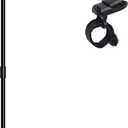 HOOSUN Garden Flag Stand, Premium Garden Flag Pole Holder Black Metal Powder-Coated Weather-Proof Paint, 37.8"H x 15.5"W for Outdoor Garden Lawn Without Flag